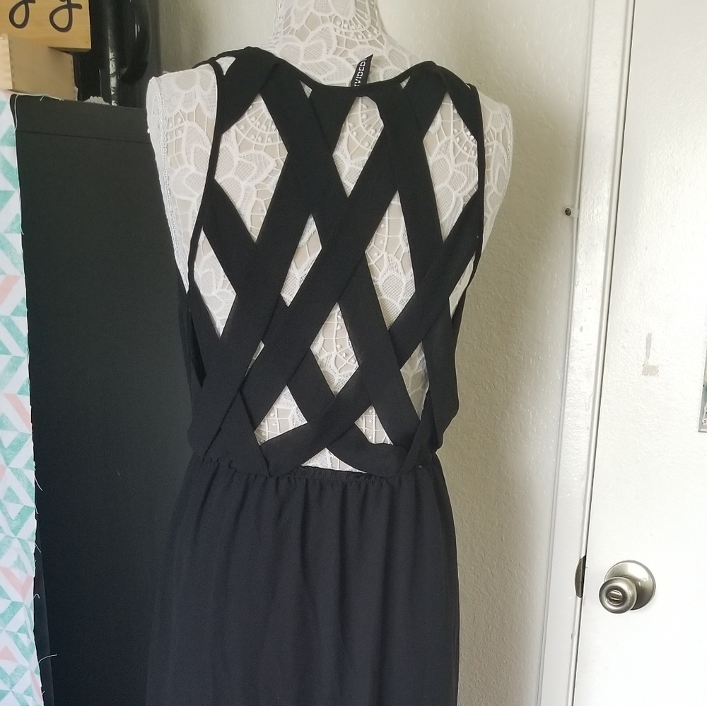 Summer intricate back maxi dress